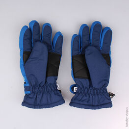 07722056-10 Перчатки детские для мальчики светло-синий фото №2