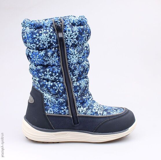 664918-42 Мембранные сапожки для девочки светло-синий фото №2