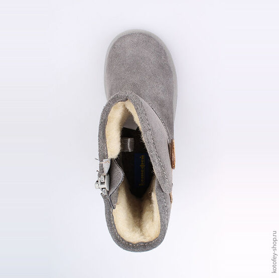 462064-41 Сапожки для девочки серый фото №4