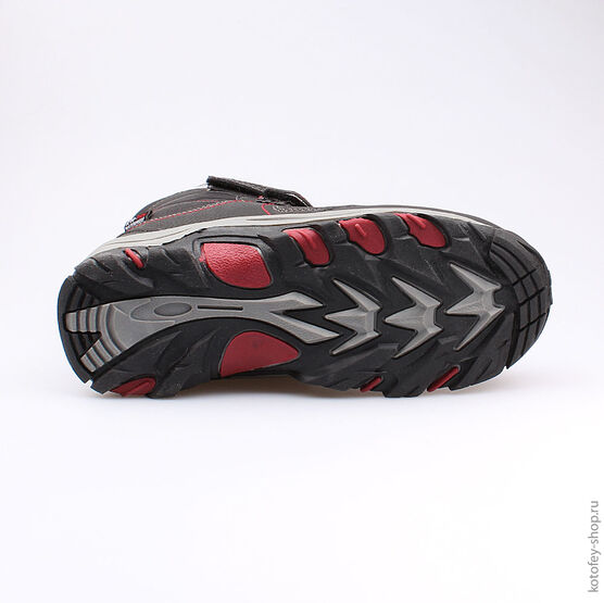 654952-41 Мембранные ботинки для мальчики чер-бор фото №3