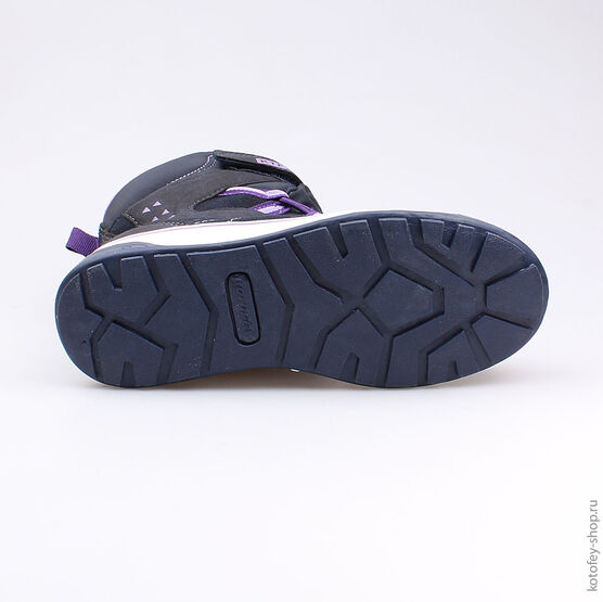 654949-42 Мембранные ботинки для девочки син-фио фото №3