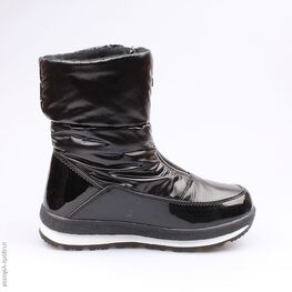 664916-41 Мембранные сапожки для девочки черный фото №2
