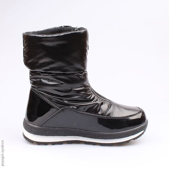 664916-41 Мембранные сапожки для девочки черный фото №2