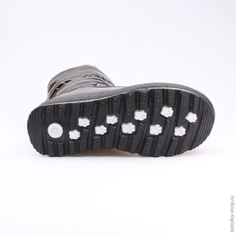 664916-41 Мембранные сапожки для девочки черный фото №3