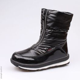 664916-41 Мембранные сапожки для девочки черный