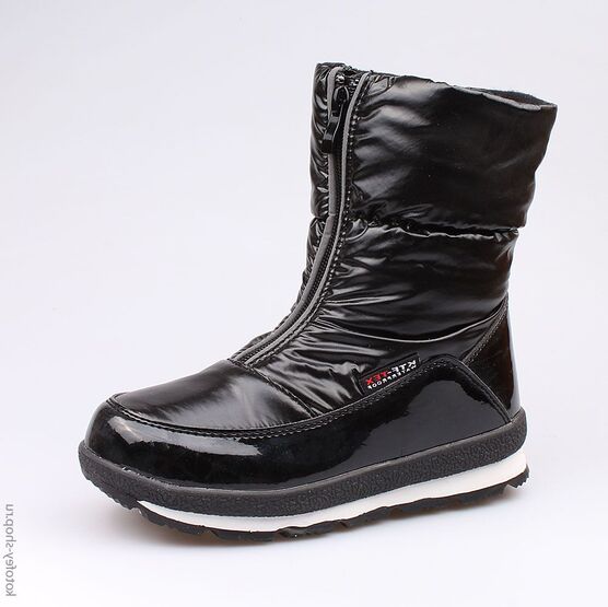 664916-41 Мембранные сапожки для девочки черный