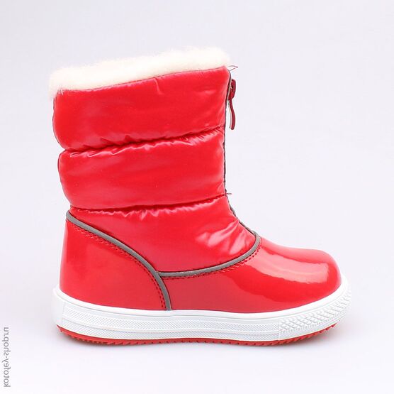 464915-41 Мембранные сапожки для девочки красный фото №2