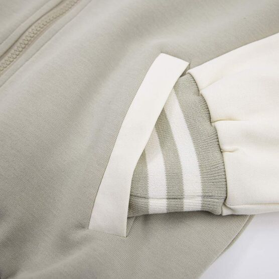 07808001-41 Трикотажная кофта-бомбер для девочки для девочки серый фото №5