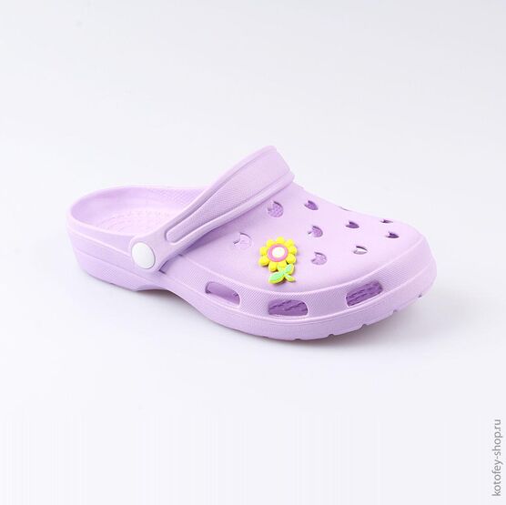 03014005-40 Украшение для обуви Цветок желтый для девочки желтый фото №2