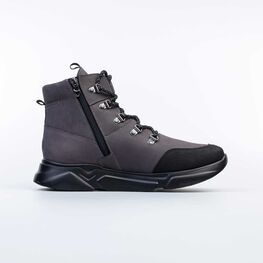 752177-31 Ботинки для мальчики серый фото №2