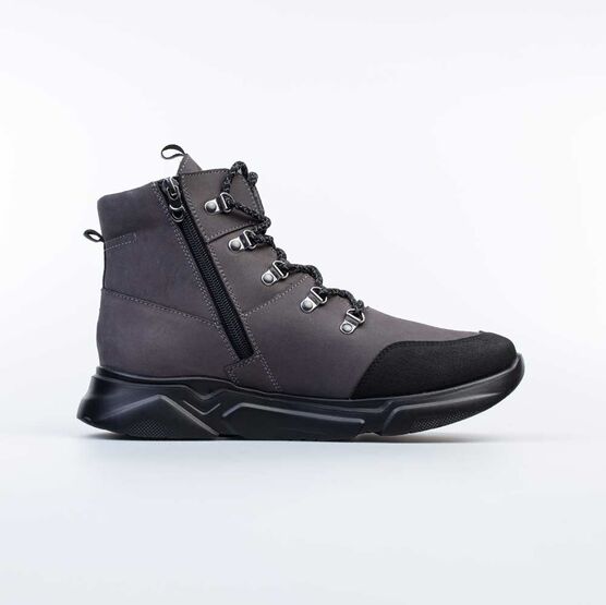 752177-31 Ботинки для мальчики серый фото №2