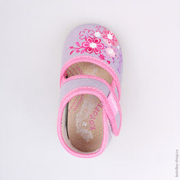 031032-71 Текстильная обувь для девочки сиреневый фото №4