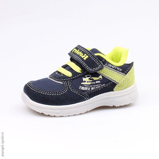 144070-71 Кроссовки на липучках для мальчики син-сал