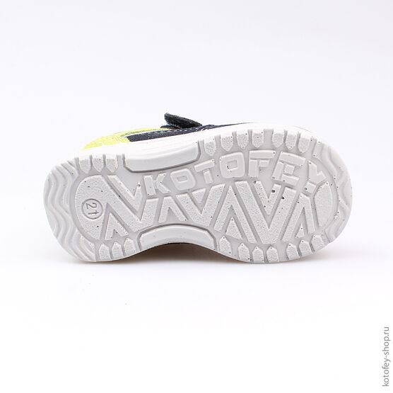 144070-71 Кроссовки на липучках для мальчики син-сал фото №3