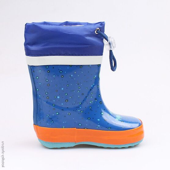 166077-11 Резиновые сапоги для мальчики син-ора фото №2