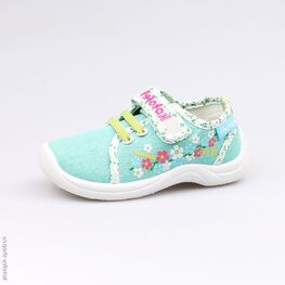 231100-11 Текстильная обувь для девочки бирюзовый