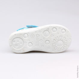 231111-11 Текстильная обувь для девочки голубой фото №3