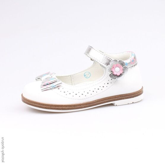 332087-22 Туфли для девочки белый