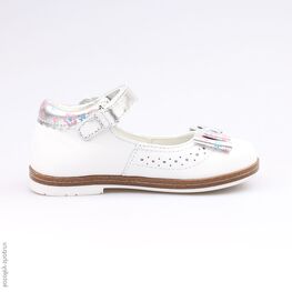 332087-22 Туфли для девочки белый фото №2
