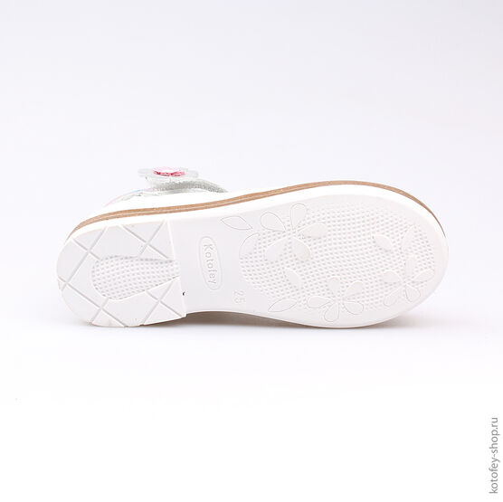 332087-22 Туфли для девочки белый фото №3
