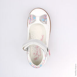 332087-22 Туфли для девочки белый фото №4