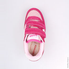 344079-74 Кроссовки для девочки фук-роз фото №4