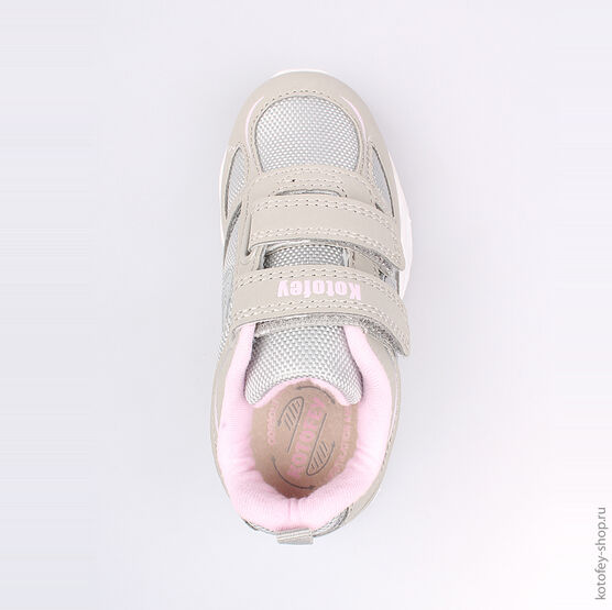 344129-74 Кроссовки для девочки серый фото №4