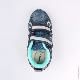 344147-72 Кроссовки для девочки син-бир фото №4