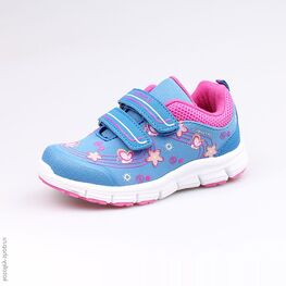 344157-73 Кроссовки для девочки голубой