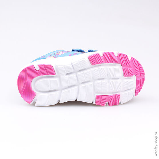 344157-73 Кроссовки для девочки голубой фото №3