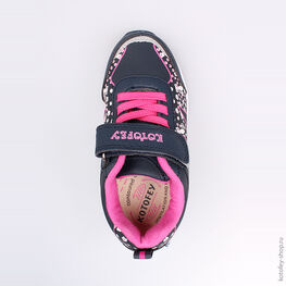 344158-71 Кроссовки для девочки светло-синий фото №4