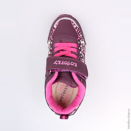 344158-72 Кроссовки для девочки фиолетовый фото №4