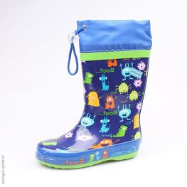 366155-11 Резиновые сапоги для мальчики светло-синий