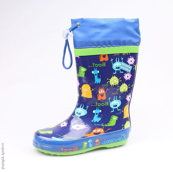 366155-11 Резиновые сапоги для мальчики светло-синий