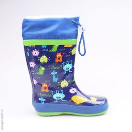 366155-11 Резиновые сапоги для мальчики светло-синий фото №2