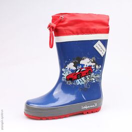 366160-11 Резиновые сапоги для мальчики син-кра