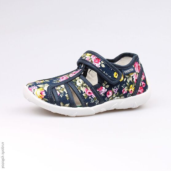 421011-12 Сандалии текстильные для мальчики светло-синий