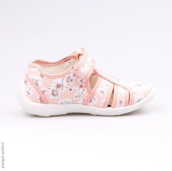 421015-12 Босоножки текстильные для девочки розовый фото №2