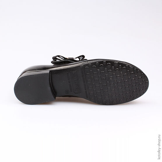 532096-27 Туфли для девочки черный фото №3