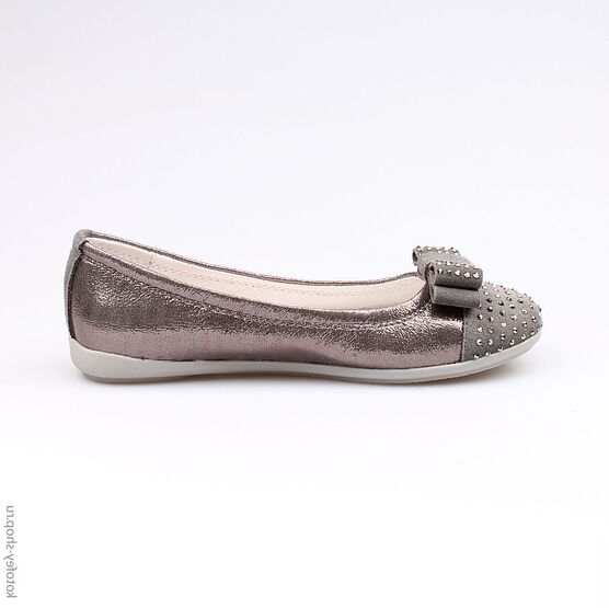 534019-23 Туфли для девочки серый фото №2