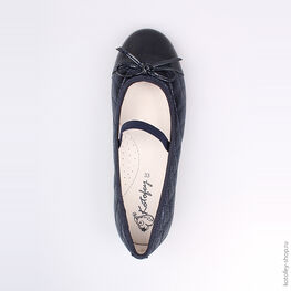 634038-22 Туфли для девочки светло-синий фото №4