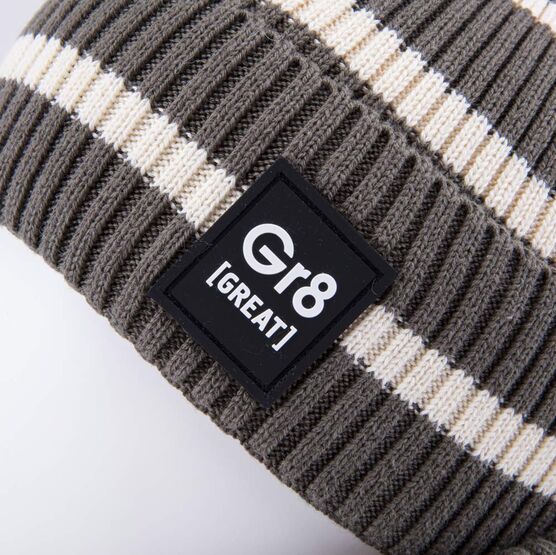 07704001-40 Комплект шапка+снуд бело-зеленый для мальчики белый + зеленый фото №4