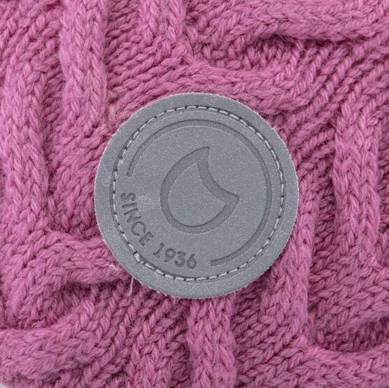 07811379-41 Шапка шерстяная для девочки для девочки розовый фото №3