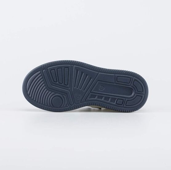 532340-12 Кожаные полуботинки-кеды для мальчика для мальчики белый + синий фото №3