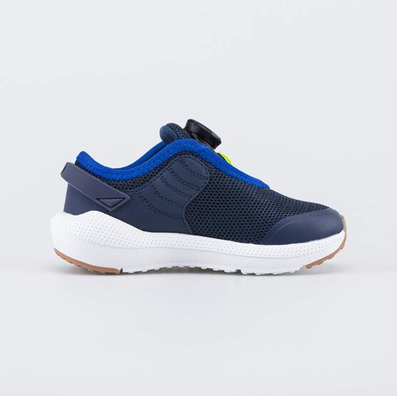 444046-13 Кроссовки с системой быстрой шнуровки для мальчики синий фото №2