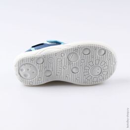 221056-11 Сандалии текстильные для мальчики син-гол фото №3