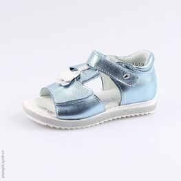 322095-22 Босоножки для девочки голубой