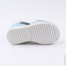 322095-22 Босоножки для девочки голубой фото №3