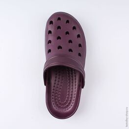 725027-08 Сабо пляжные для девочки бордовый фото №4