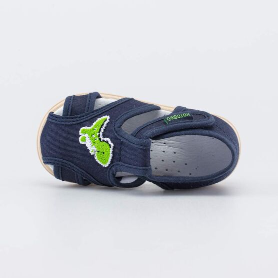 221194-71 Текстильная обувь для детей Дино для мальчики т.син фото №4